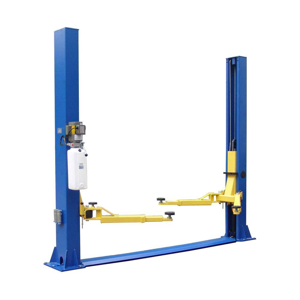 TUXEDO Symmetric 2 Post Car Lift 9000 lbs. Capacity Heavy Duty in Blue TP9KFX