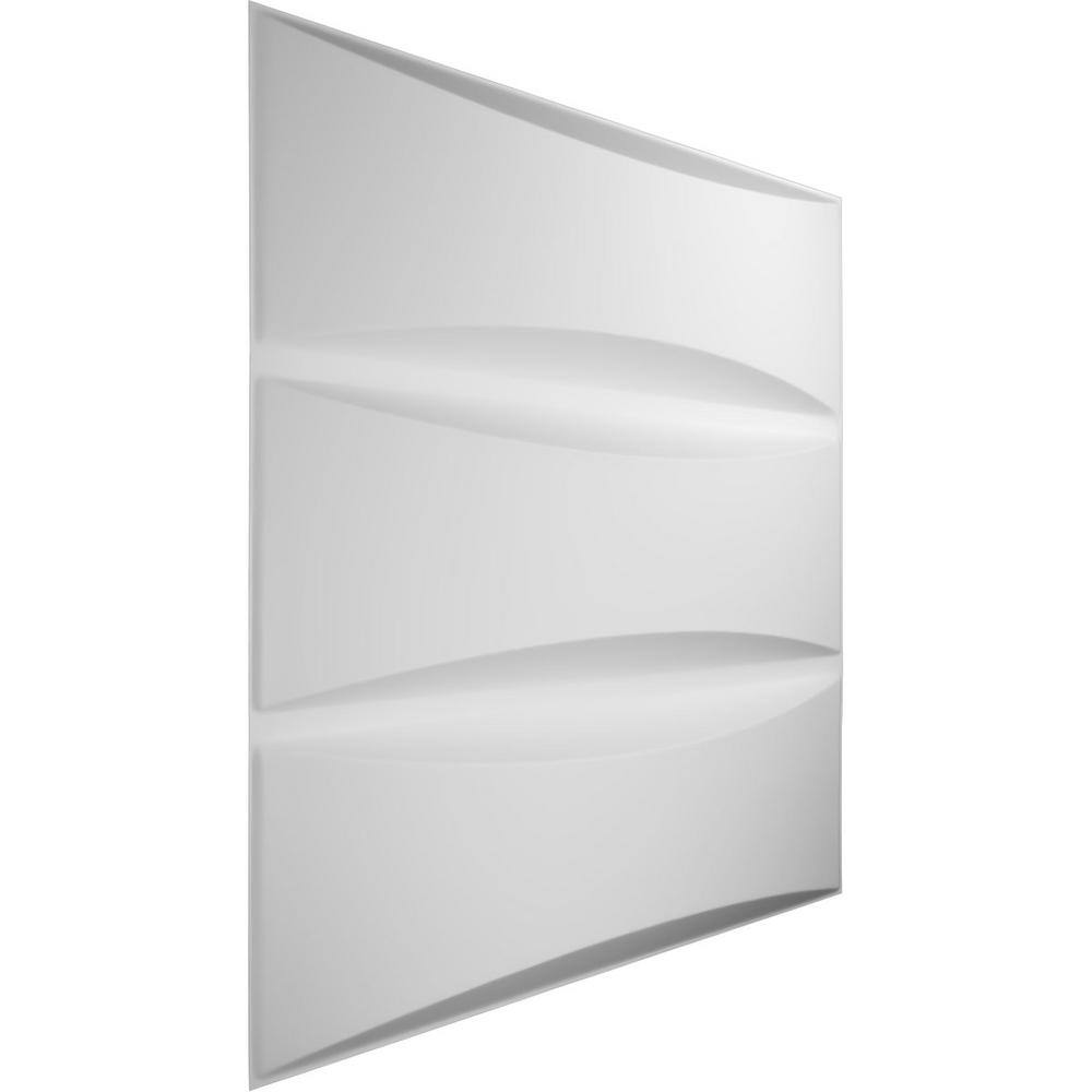 Ekena Millwork 19 58W x 19 58H Traditional EnduraWall Decorative 3D Wall Panel Covers 32.1 Sq. Ft. (12-Pack for 32.1 Sq. Ft.) WP20X20TRWH-CASE-12