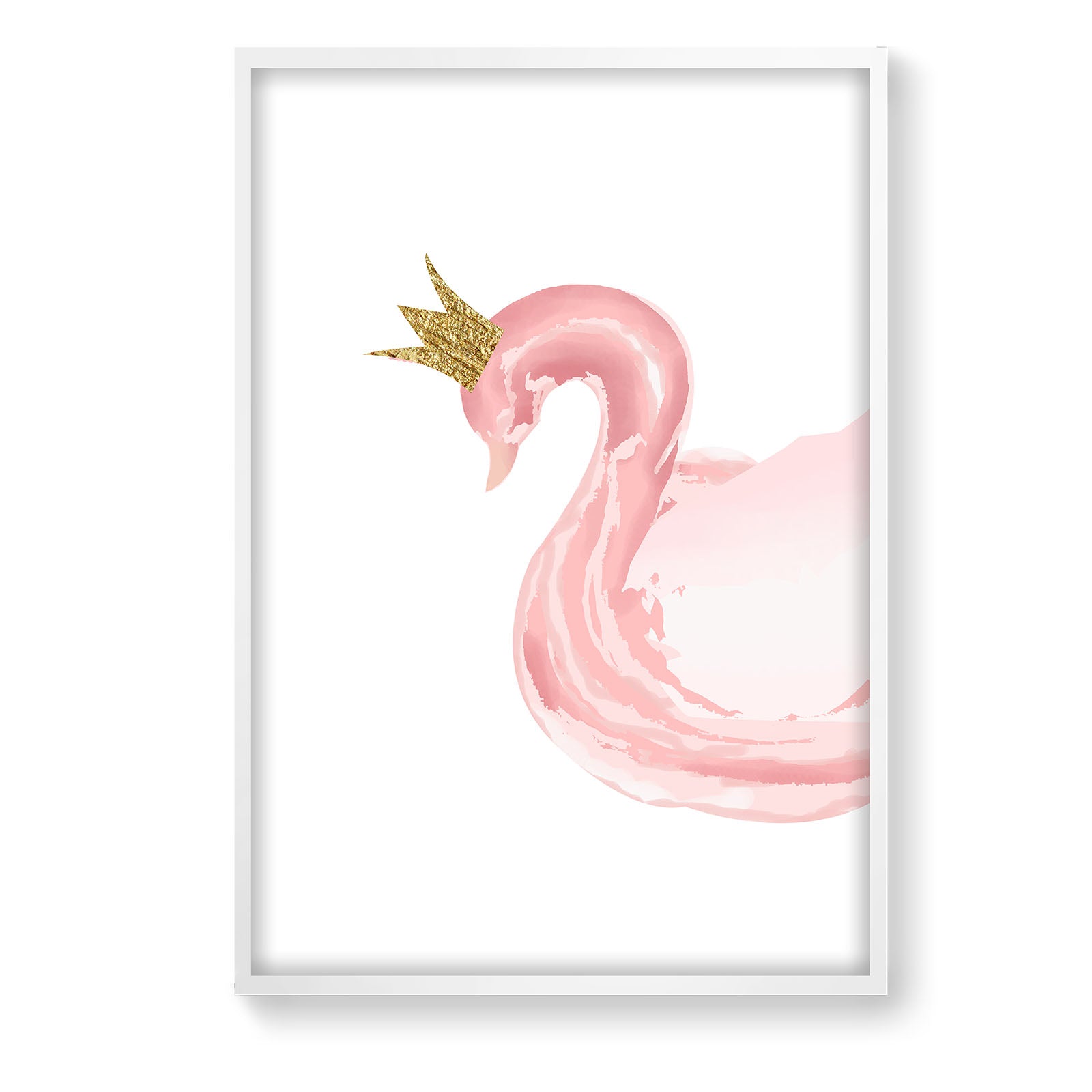 Flamingo Queen Framed Graphic Art Print  Soapr0006