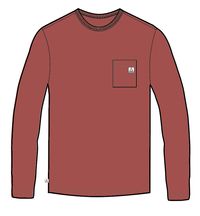 Heritage Recycled Relaxed Fit LS T-Shirt - Cardinal