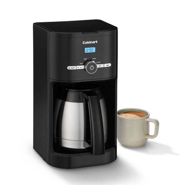 Cuisinart 10 Cup Programmable Coffee Maker With Thermal Carafe Stainless Steel Dcc 1170bk