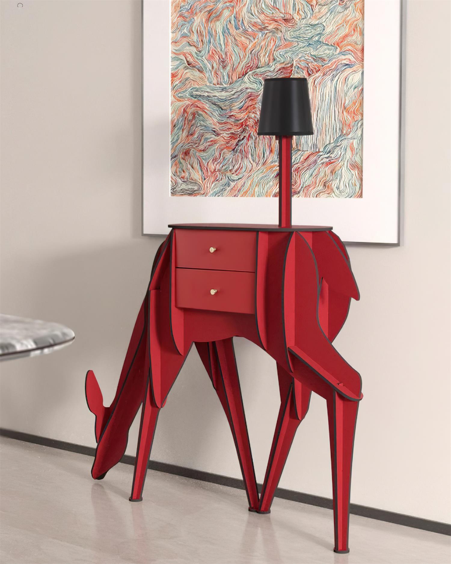 Deer Art Floor Lamp