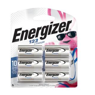 Energizer 3-Volt 123 Lithium Battery (6-Pack) EL123BP-6