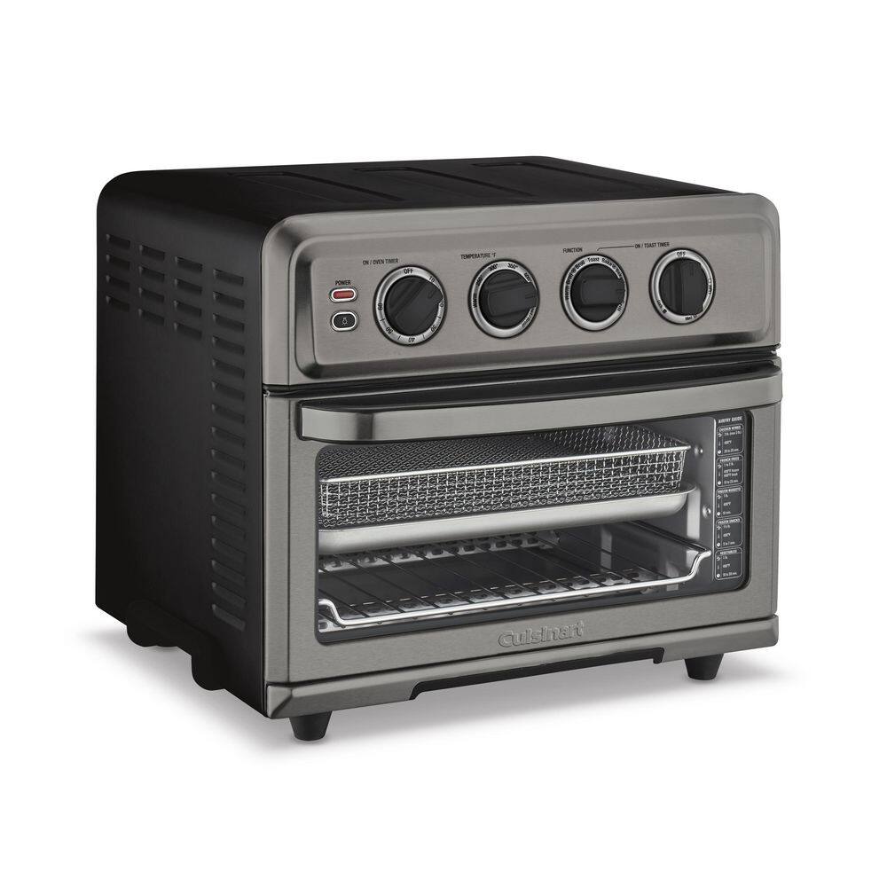 Cuisinart 600-Watt Black Stainless 0.6 cu. ft. AirFryer Toaster Oven with Grill TOA-70BKS