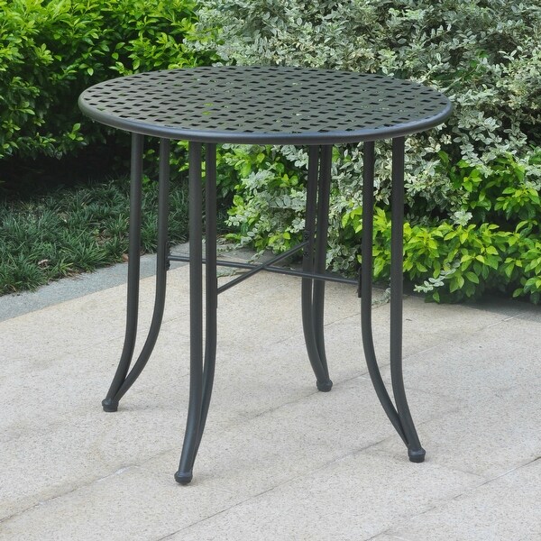 Mandalay 30inch Iron Patio Bistro Table