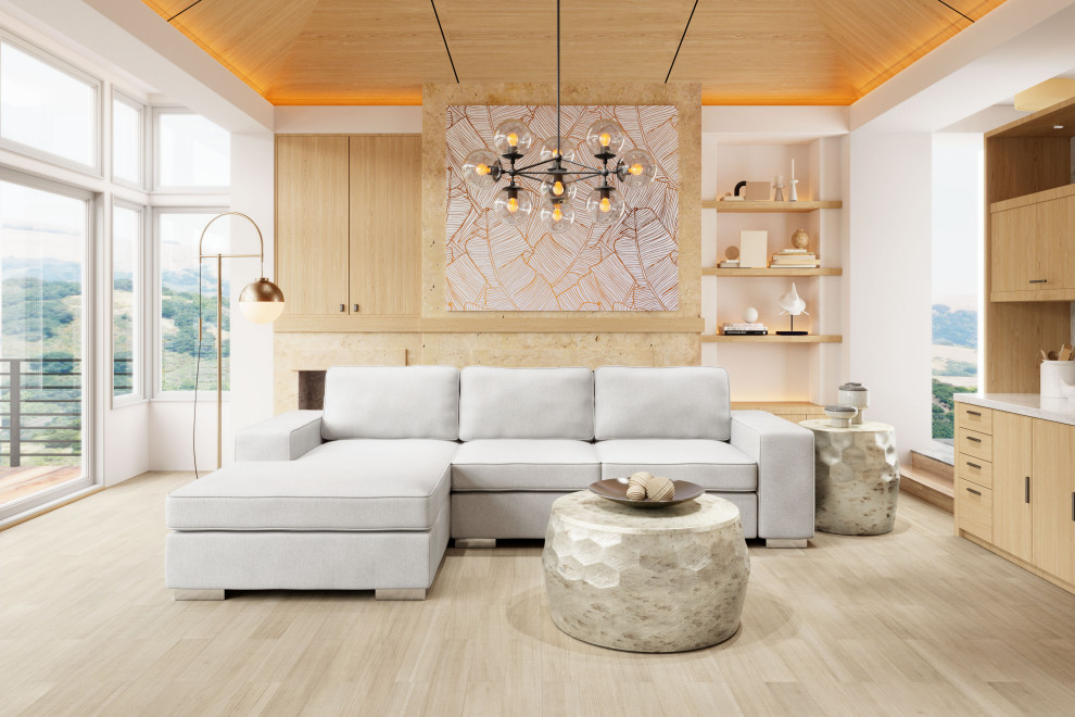 Brickell Sectional White   Contemporary   Sectional Sofas   by Zuo Modern Contemporary  Houzz