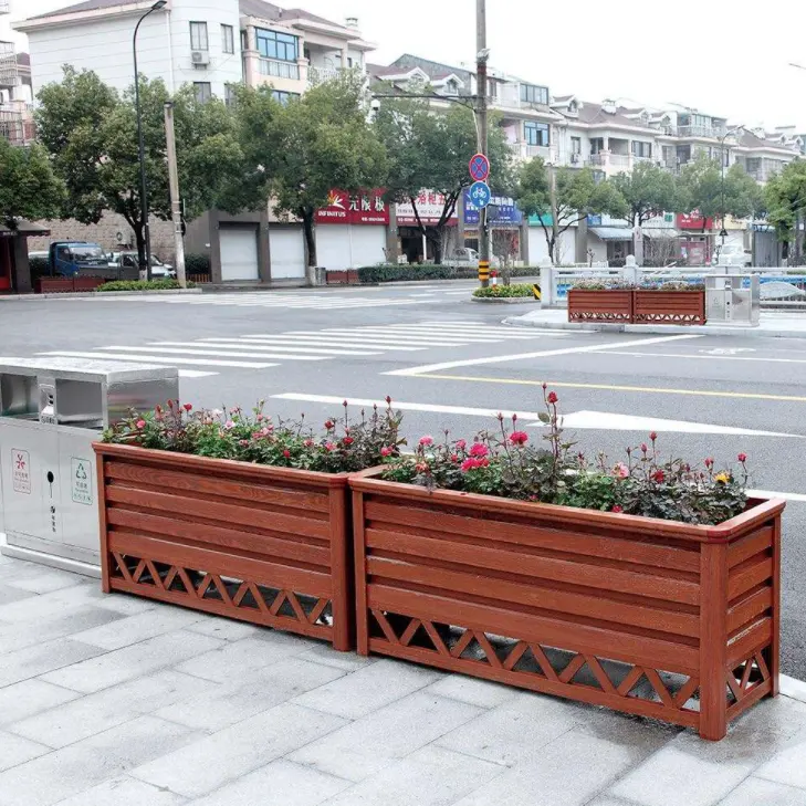 Manufacturer Aluminum alloy garden elevated bed garden planting aluminum box aluminum alloy pot