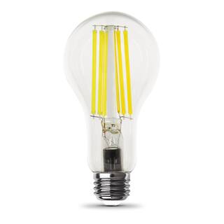 Feit Electric 150-Watt Equivalent A21 Clear Glass Filament Bright White (3000K) LED Light Bulb (12-Pack) OM150DMCL830FIL12