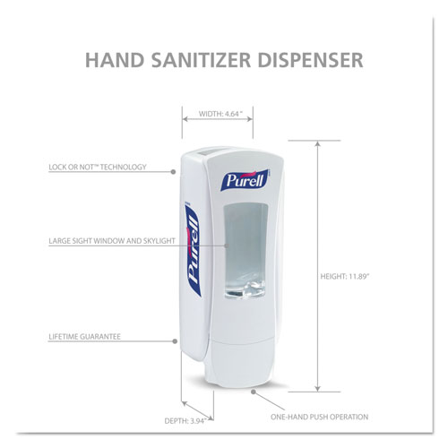 Gojo Purell ADX-12 Dispenser | 1200 mL， 4.5