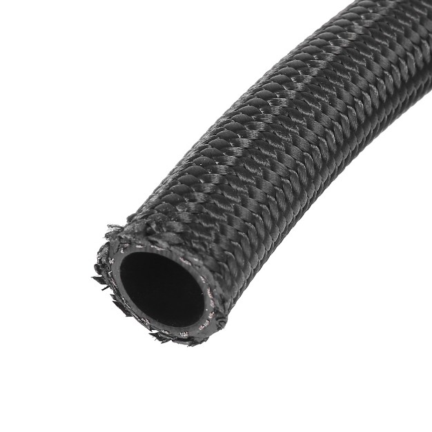 Universal Braided Nylon Stainless Steel Cpe Oil Fuel Gas Line Hose Black