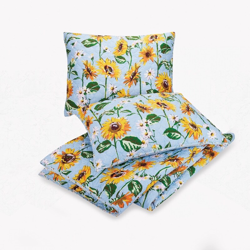 Sunflower Sky Reversible Quilt Set