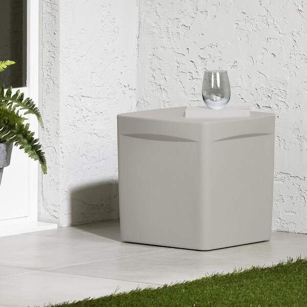 South Shore Dalya Square Outdoor Side Table