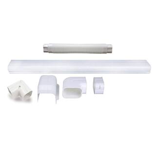 AUX 3.5 in. x 6.5 ft. LineSet Cover Tubing Kits for Central Air Conditioner Ductless Mini Split Air Conditioner AUX-PARTS-LINESET