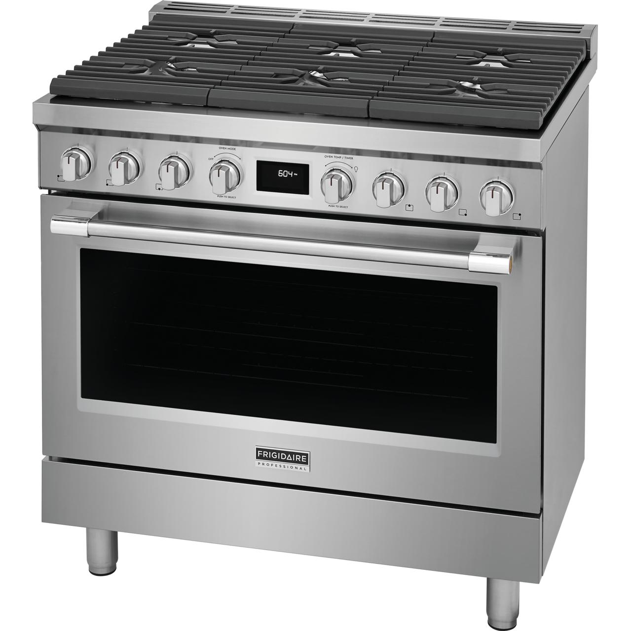 Frigidaire Professional 36-inch Freestanding Dual-Fuel Range with Convection Technology PCFD3670AF