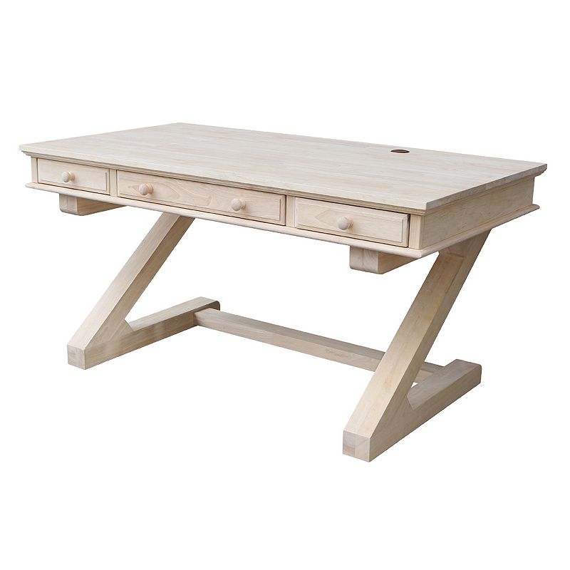 International Concepts White Zodiac Desk