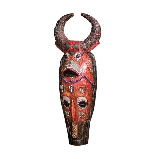 Design Toscano Masks Of The Congo Wall Sculptures Cape Buffalo