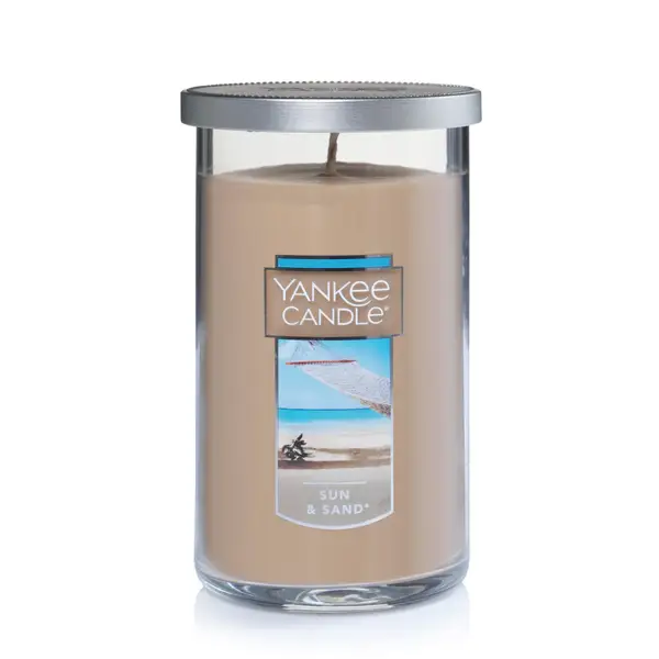 Yankee Candle 12 oz Sun and Sand Pillar Candle