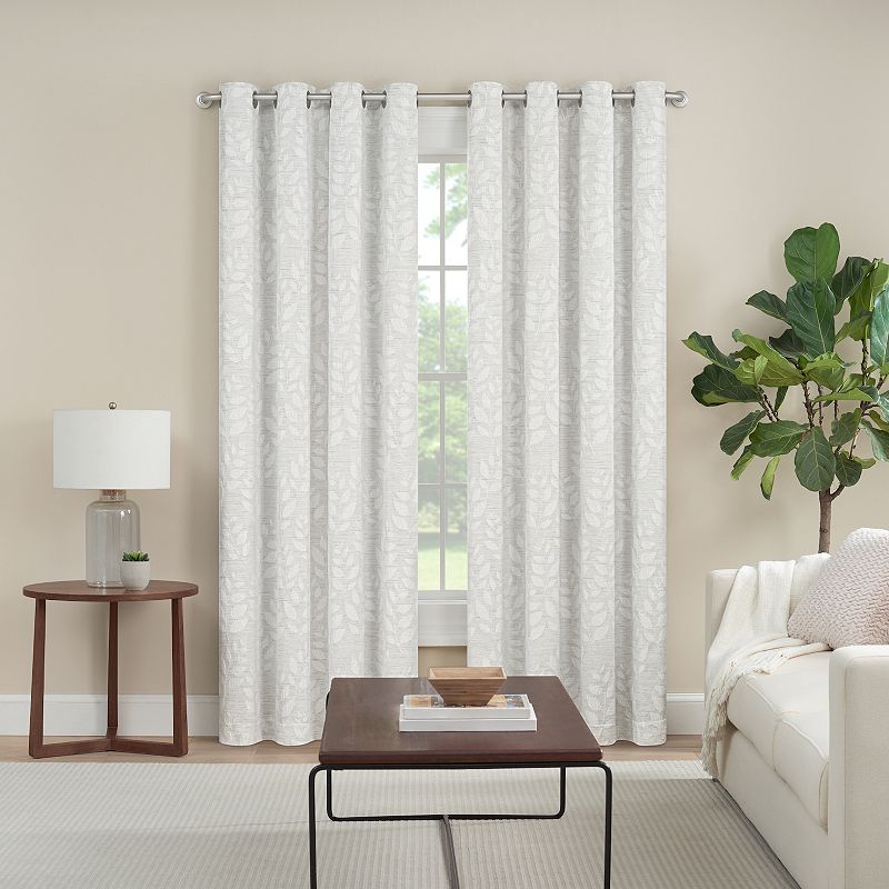 eclipse Magnitech 2-Pack Botanical Blackout Window Curtains