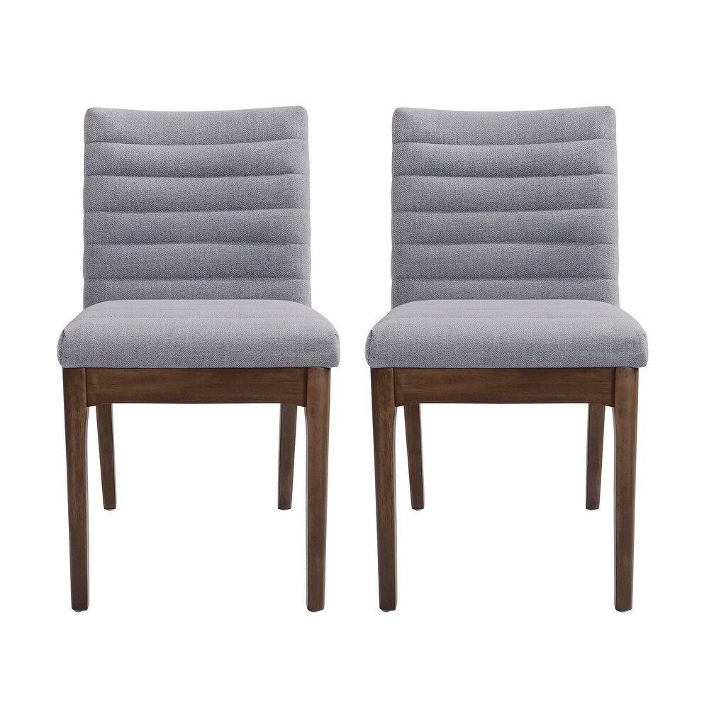 Lancer Channel Stitch Dining Chairs (Set of 2) by Christopher Knight Home