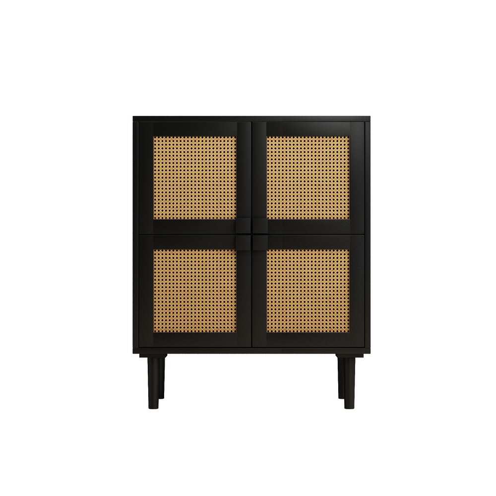 Rattan Mesh Storage Cabinet   N/A