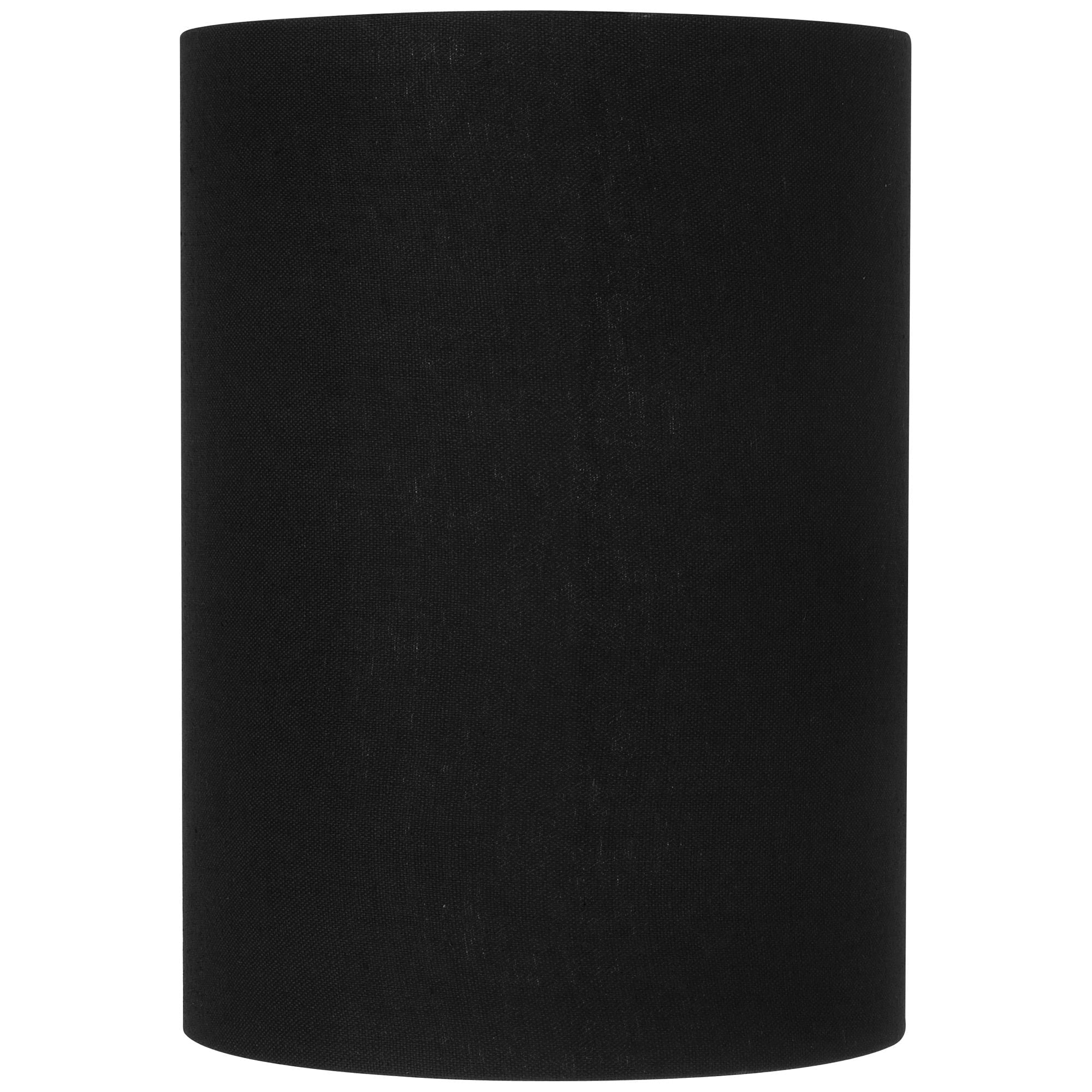 Brentwood Black Linen Small Cylinder Lamp Shade 8