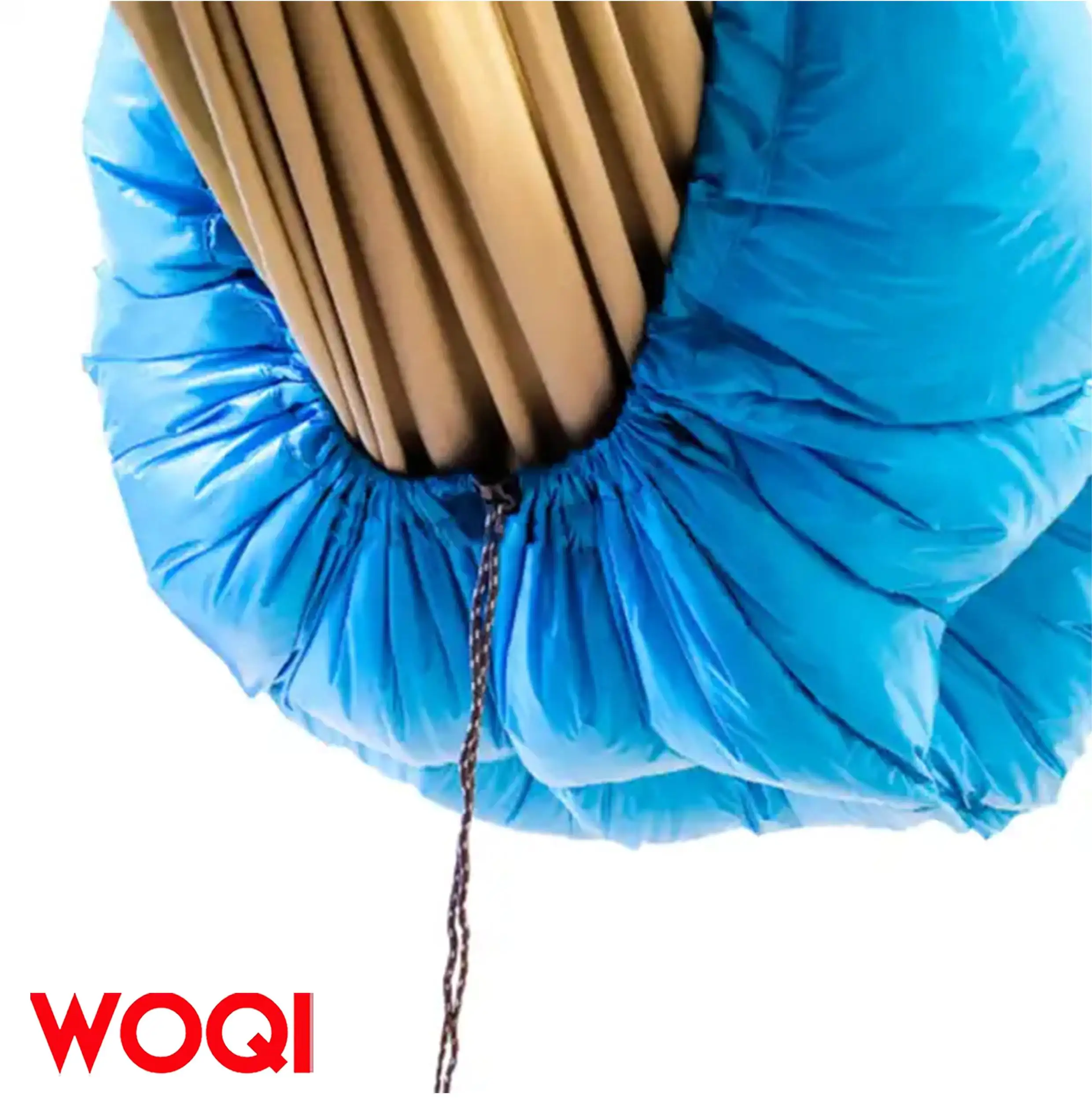 WOQI Outdoor  Lightweight Backpacking  Hiking Camping 3 Season Mummy Sleeping Bag with hammock  Compression Bag