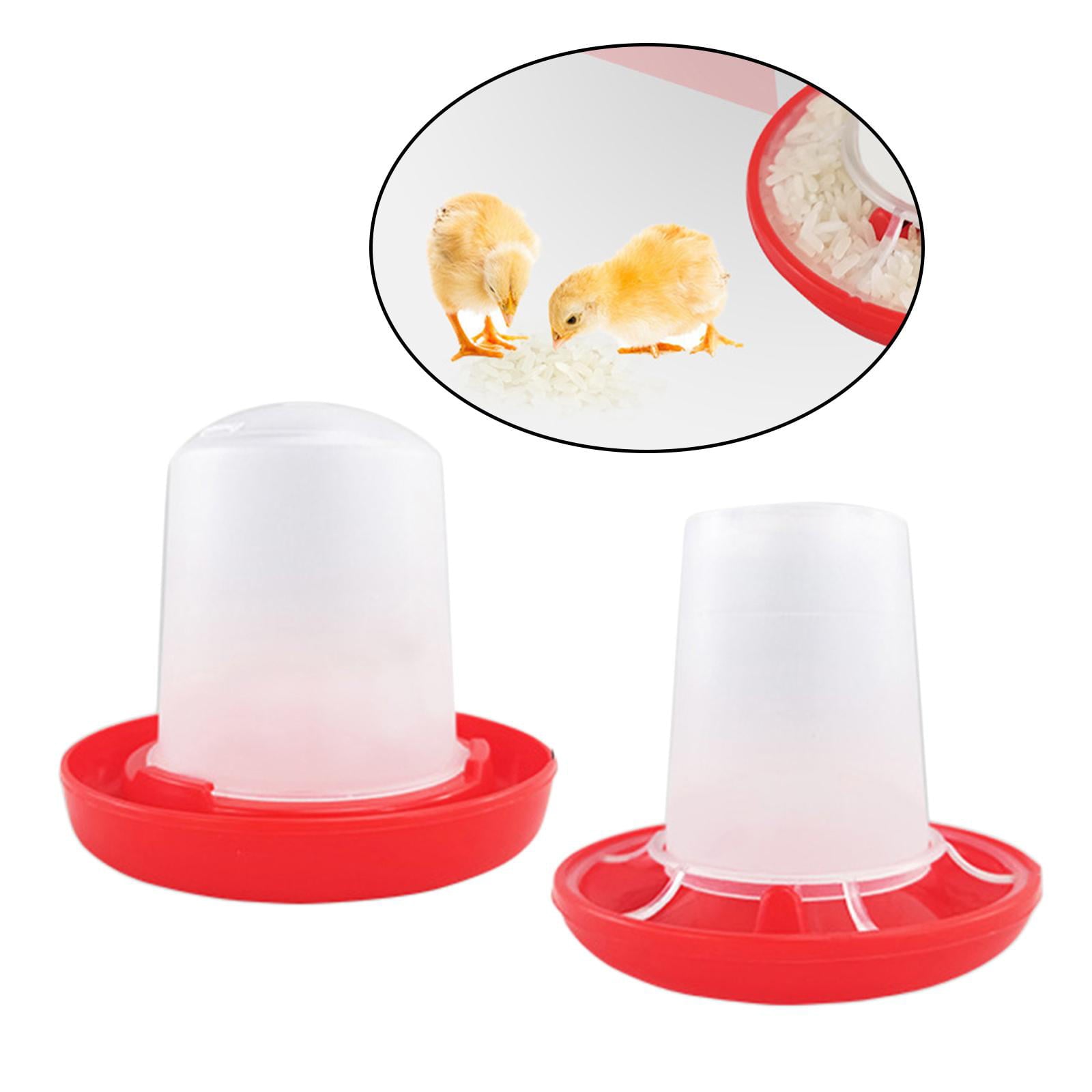 Chicken Feeder Animal Stable Duck Automatic Blanking Bucket Dispenser Feeding and Drinking