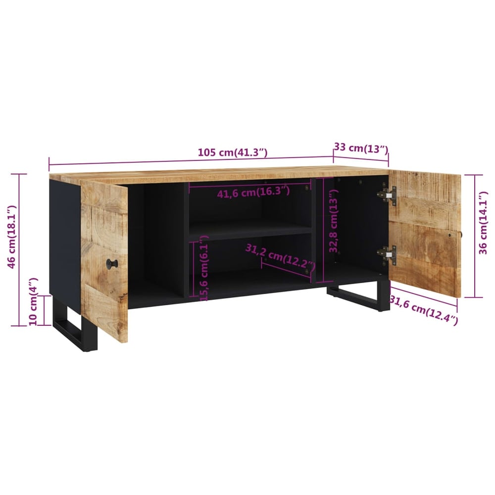 vidaXL TV Stand 41.3\