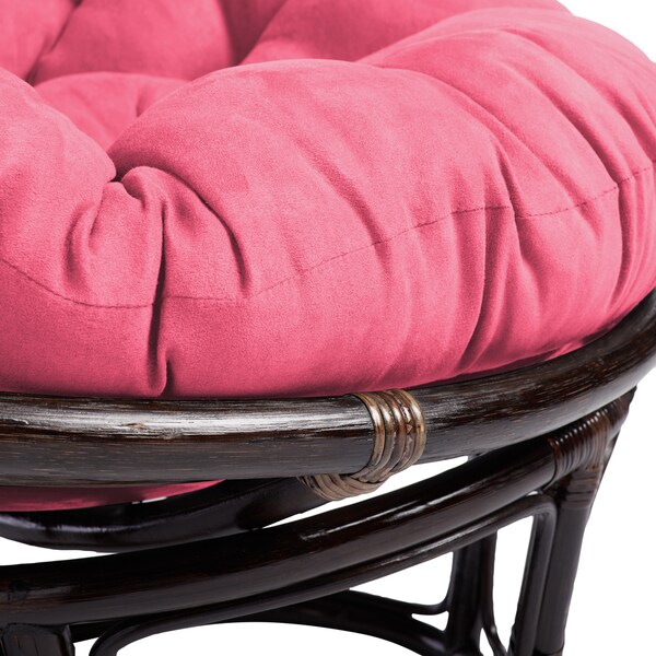 Bali 42-inch Papasan Chair with Microsuede Cushion