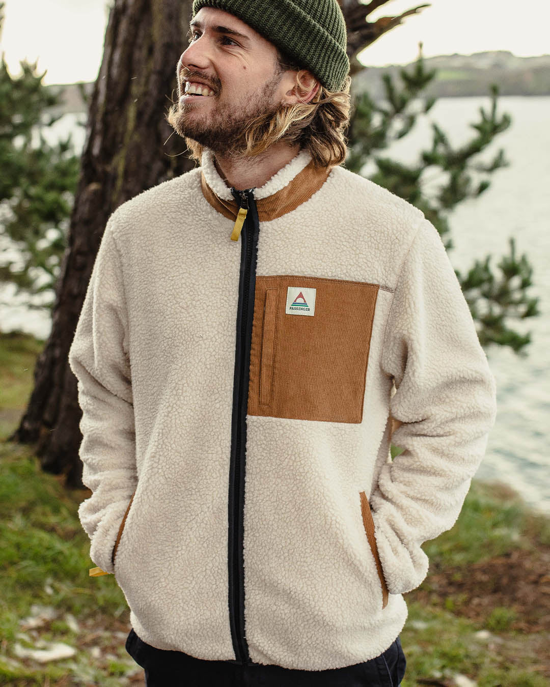 Trekker Recycled Deep-Pile Sherpa Fleece - Warm Ivory