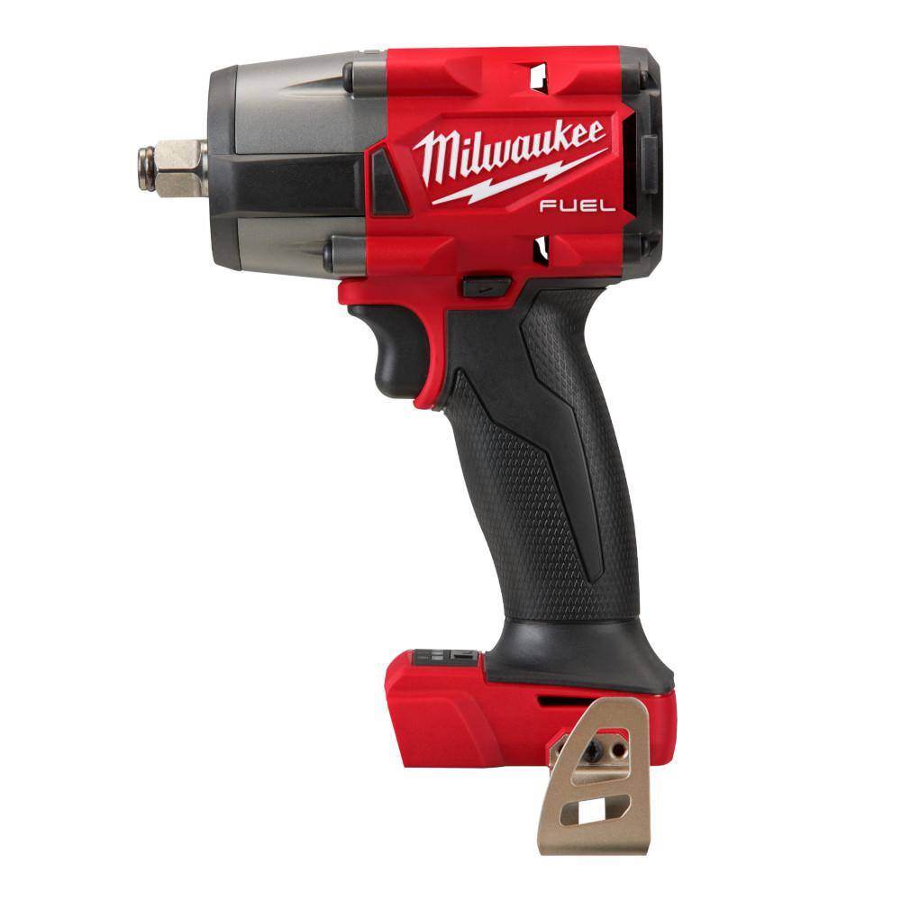 MW M18 FUEL Gen-2 18V Lithium-Ion Brushless Cordless Mid Torque 12 in. Impact Wrench wFriction Ring (Tool-Only) 2962-20