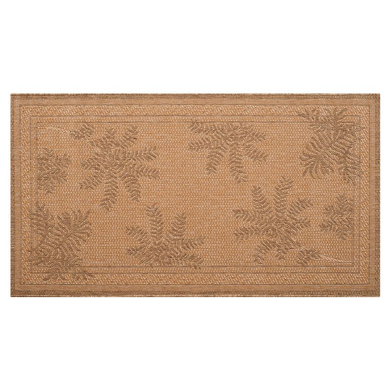 Safavieh Courtyard Leaf Indoor Outdoor Rug