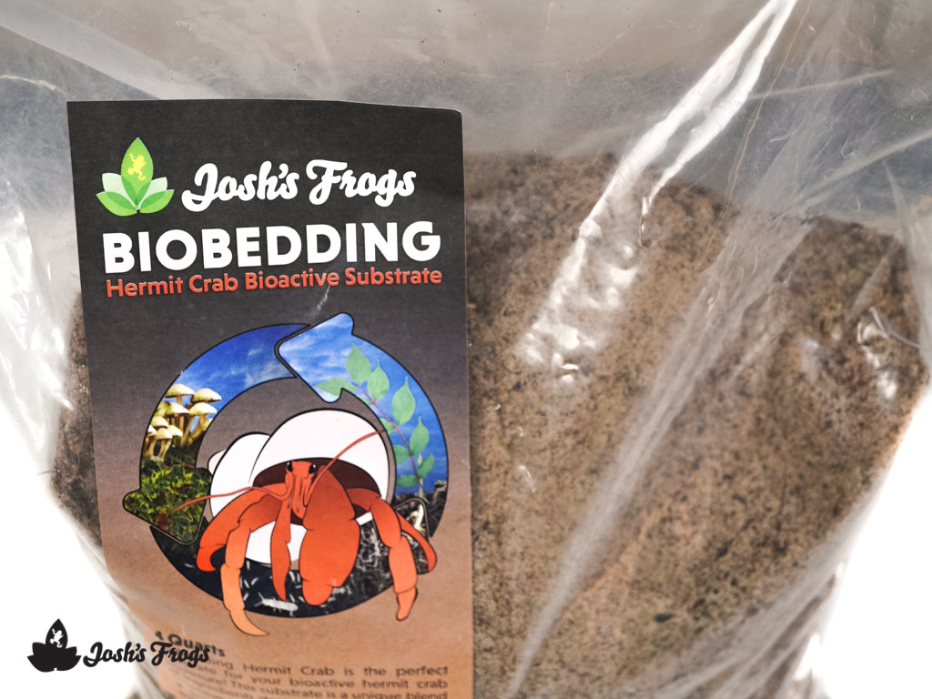 Josh's Frogs Hermit Crab BioBedding Bioactive Substrate (4 Quart (Sand Included))