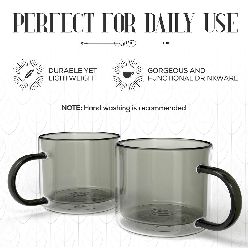 Elle Decor Double Wall Coffee Cups Set of 2