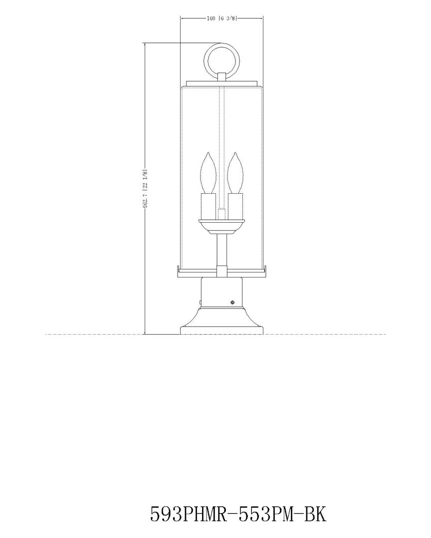 Z-Lite 593PHMR553PMBK