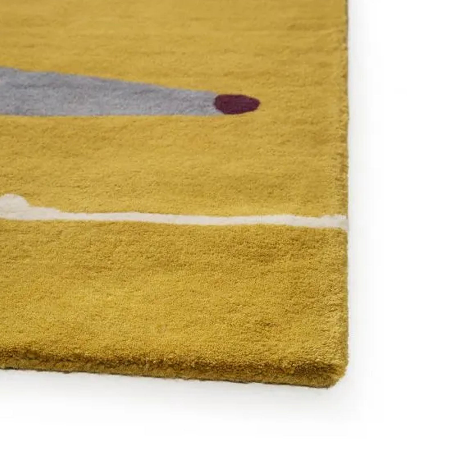 60X90 Cm Handmade Wool Rug Jh-20521-Gold-Xs