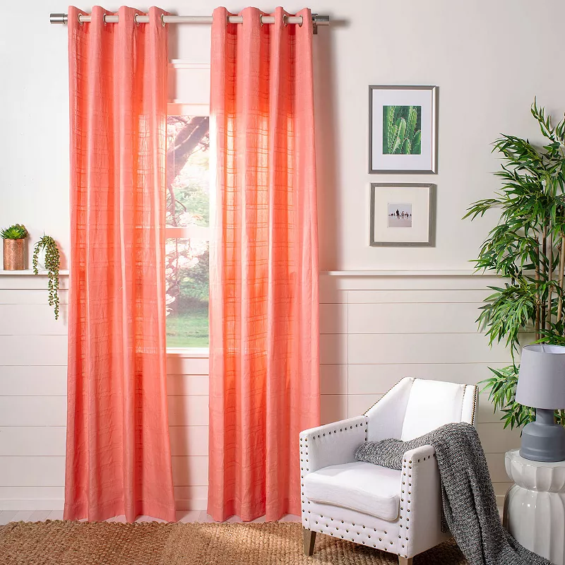 Safavieh Valari 1-Panel Window Curtain