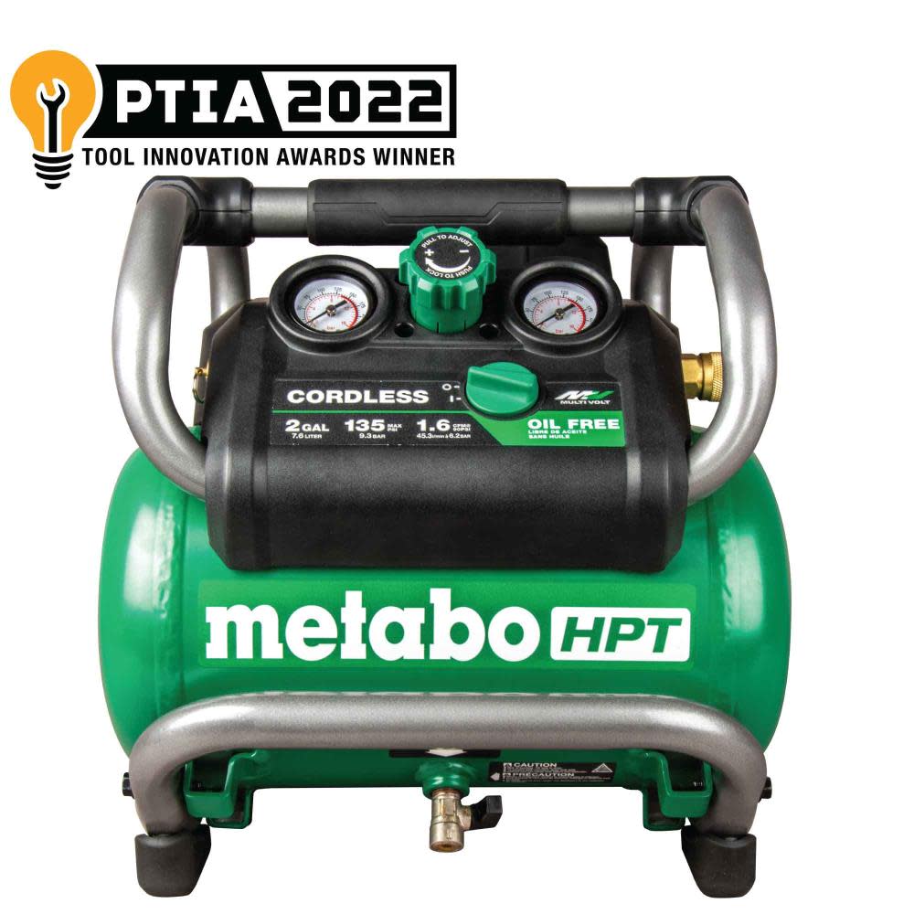 Metabo HPT 36V MultiVolt 2 Gallon Cordless Compressor EC36DAQ4M from Metabo HPT