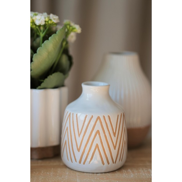 Shopsmaniay White Decorative Vase