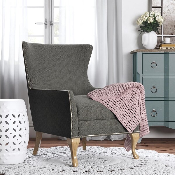 Avenue Greene Terri Transitional Flared Arms Accent Chair