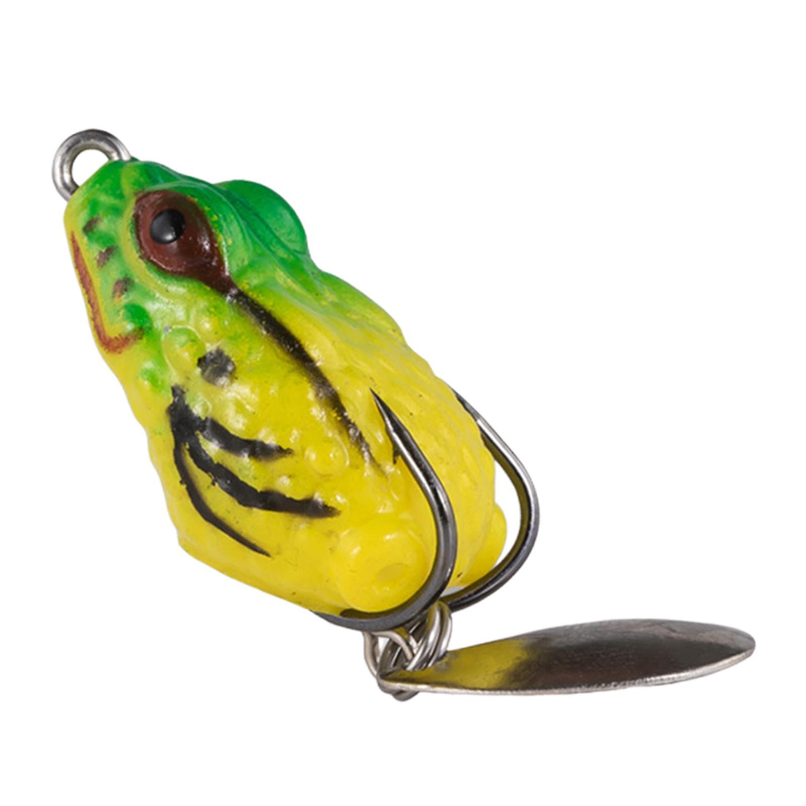 Frog Lure Bass Bait Metal Sequin Swimbait Float On Water Lure For Freshwater Style G