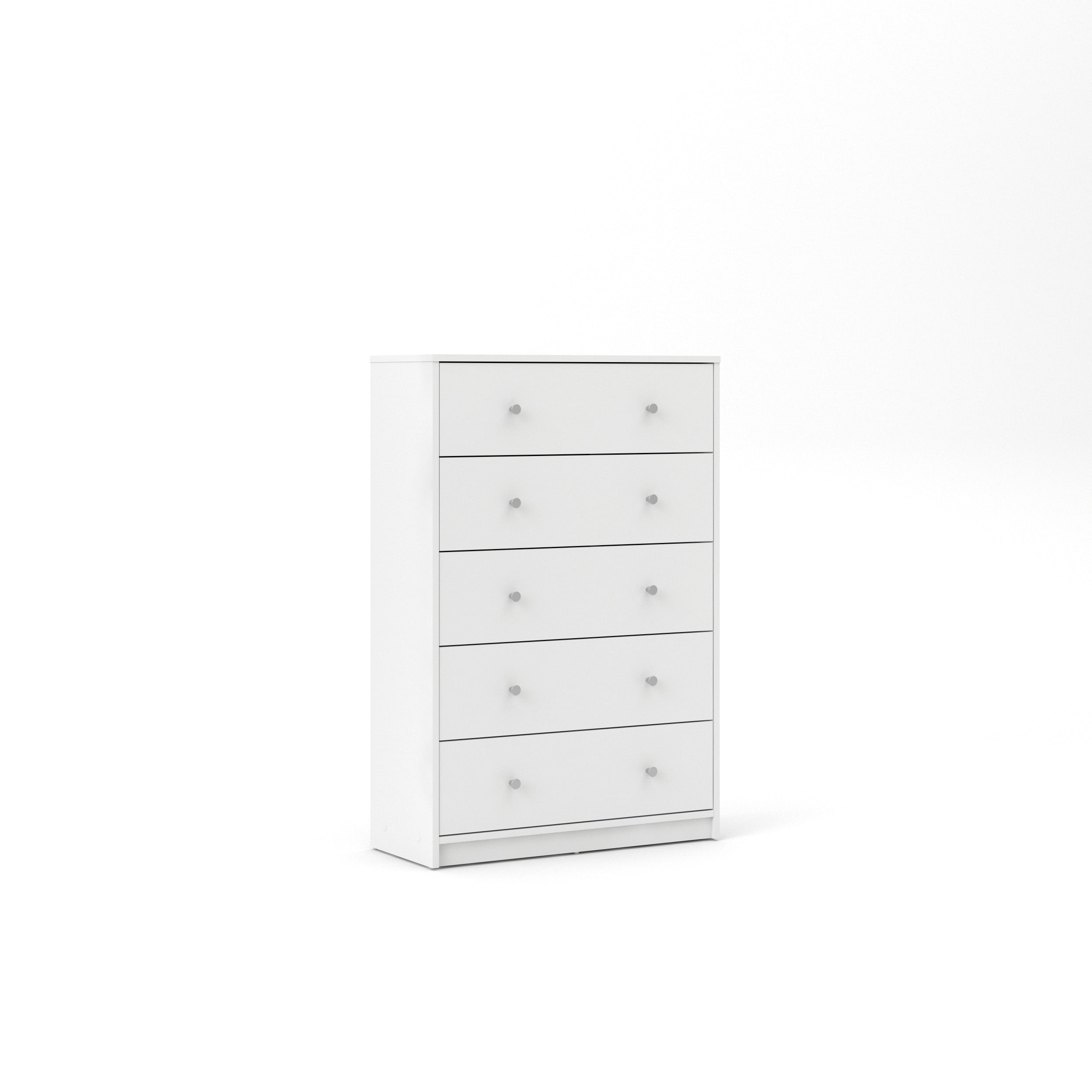 Studio 5 Drawer Dresser, White