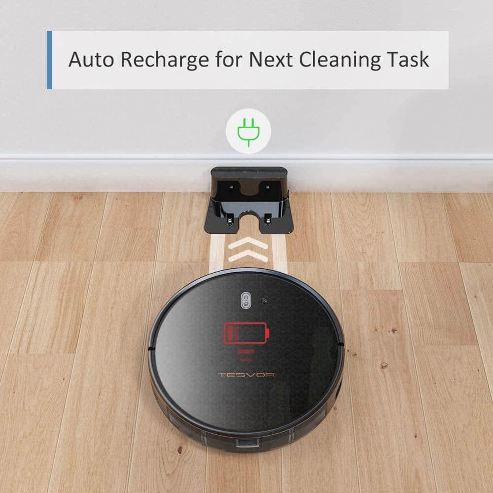 Tesvor Pro Robotic Vacuum Cleaner 4000Pa Strong Suction SelfCharging WiFi Enabled