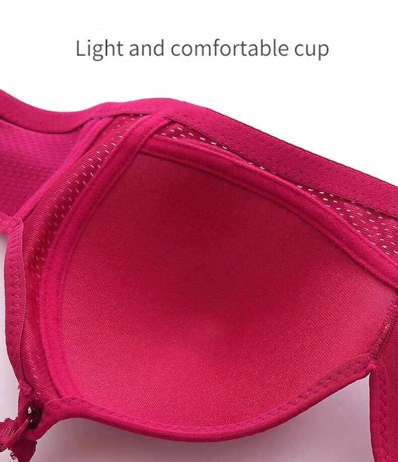🔥Plus Size Bra Women Underwear Wire Free Comfort  Soft Breathable�