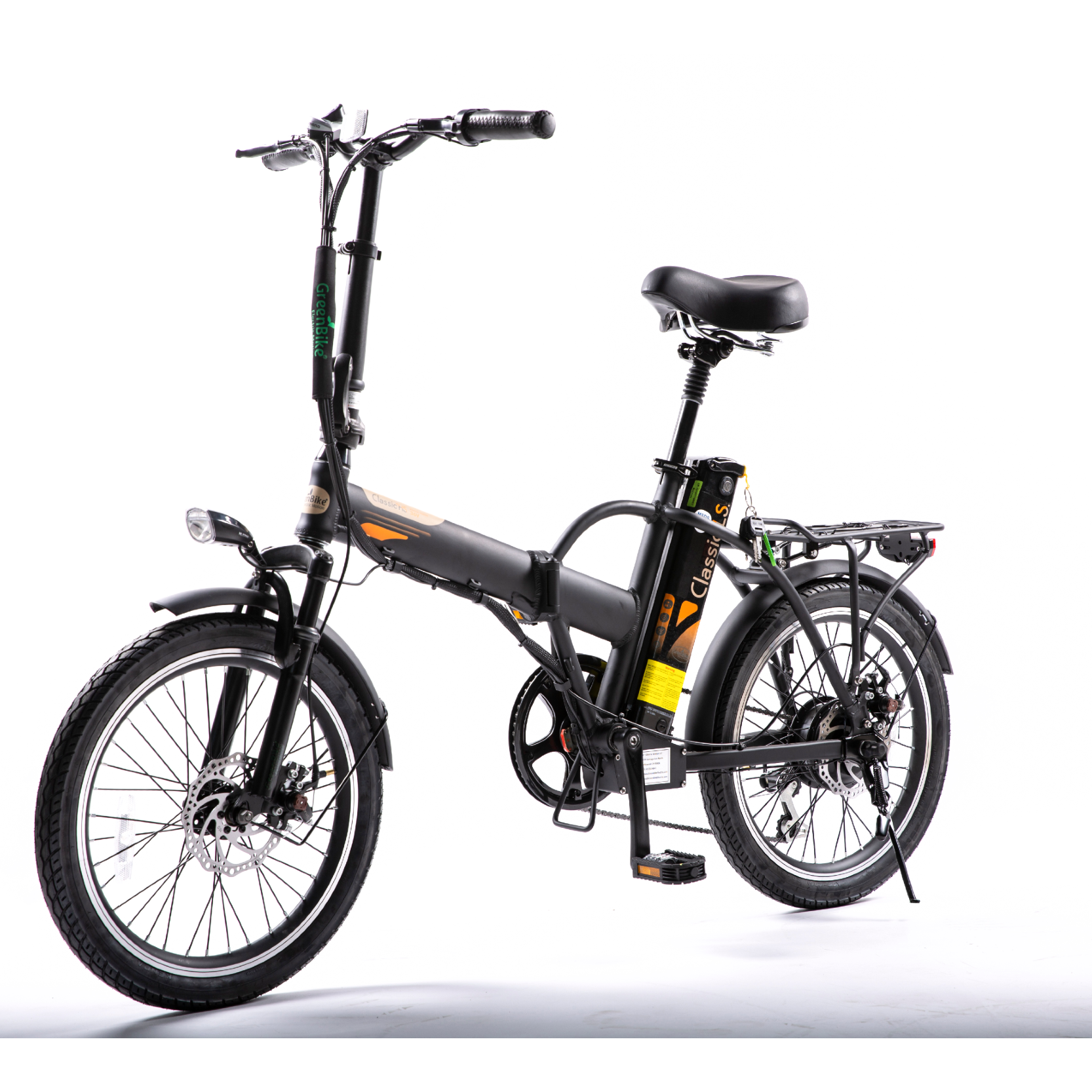 Green Bike Electric Classic HS Slim Folding Ebike 36V