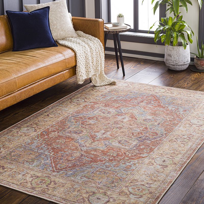 Decor 140 Adams Traditional Washable Area Rug