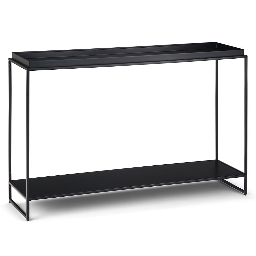 Simpli Home Garner Tray Top Console Table