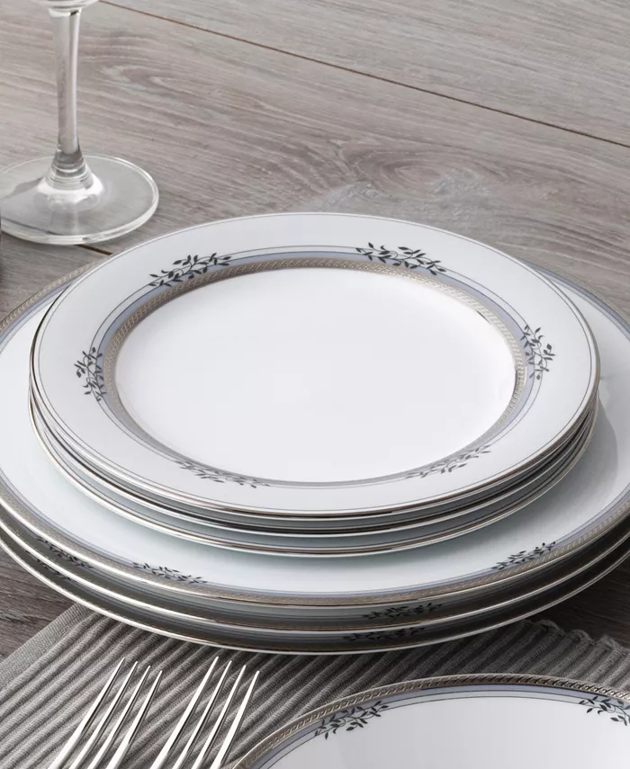 Noritake Laurelvale 4 Piece Salad Plate Set Service for 4