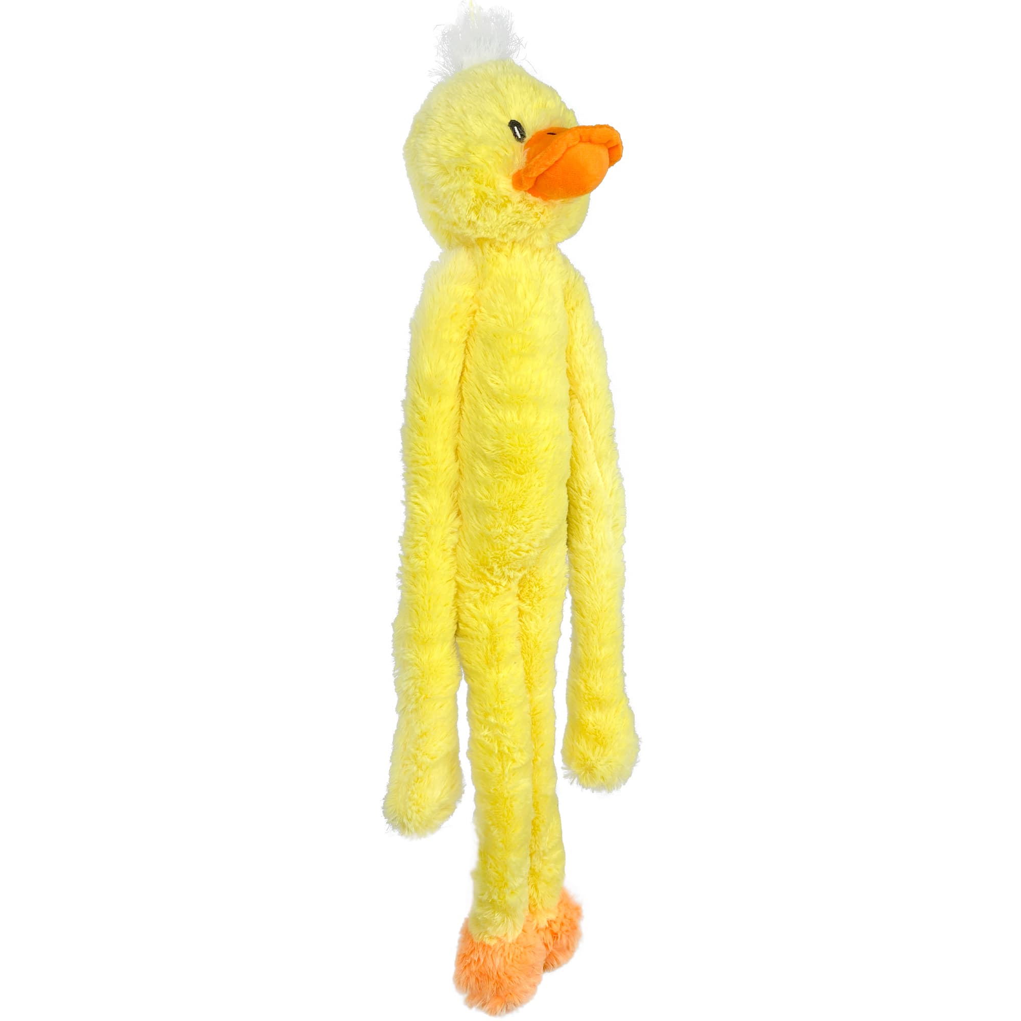 Multipet Jumbo Swinging Slevin Duck Plush Dog Toy， 3X-Large