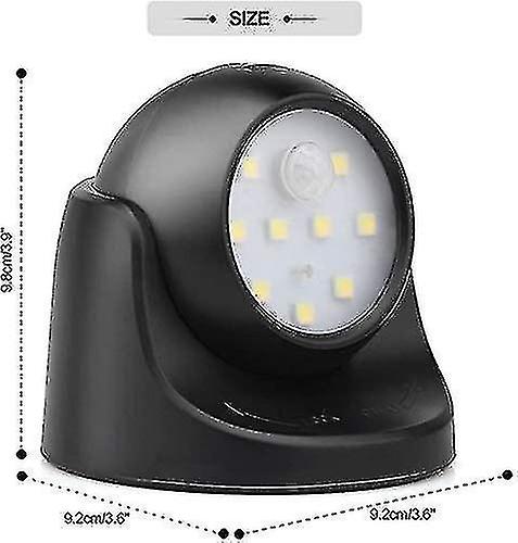 Outdoor Wall Light With Motion Sensor | 1000 Lumen Led Outdoor Lighting | Battery Powered Cordless L